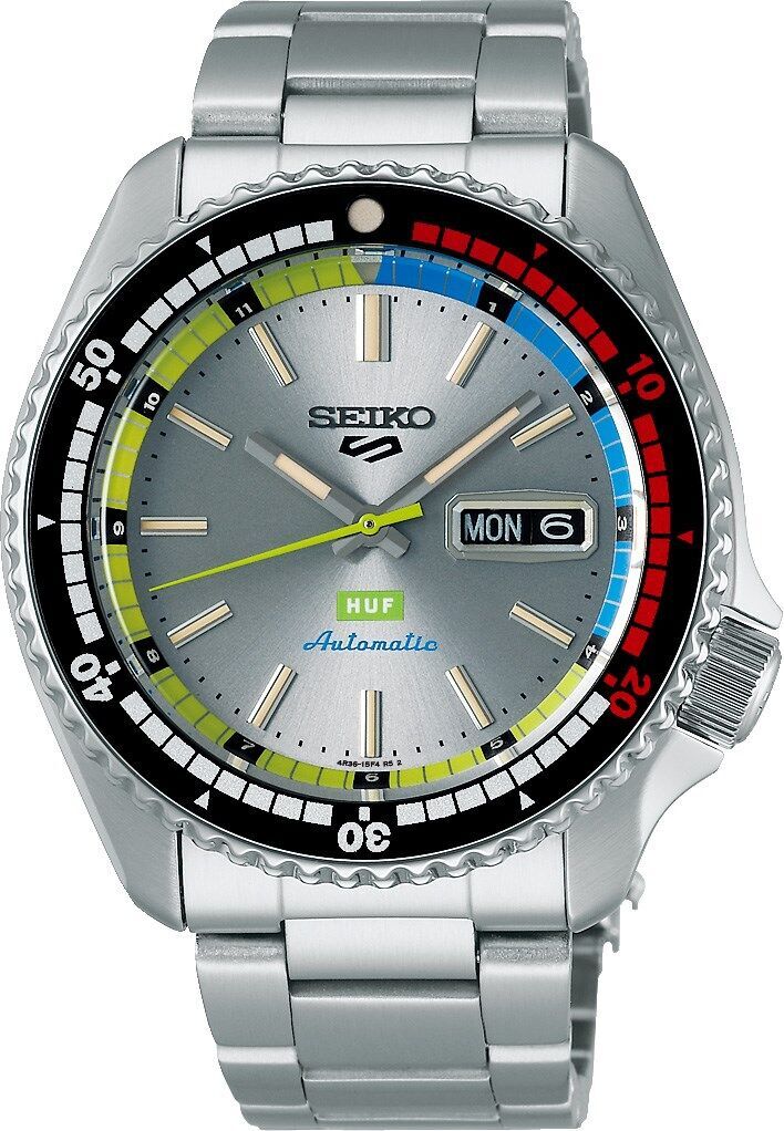 Seiko5 x HUF Limitli Üretim SRPL33K Otomatik Erkek Kol Saati