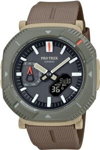 Casio Pro Trek PRJ-B001B-5DR Kumaş Kordon Haki Erkek Kol Saati